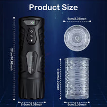 Load image into Gallery viewer, Automatic Thrusting & Rotating Male Masturbator with Suction Cup – Hands-Free Penis Stimulator & Pocket Stroker