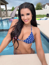 Load image into Gallery viewer, American Flag 3 Piece set bikini
