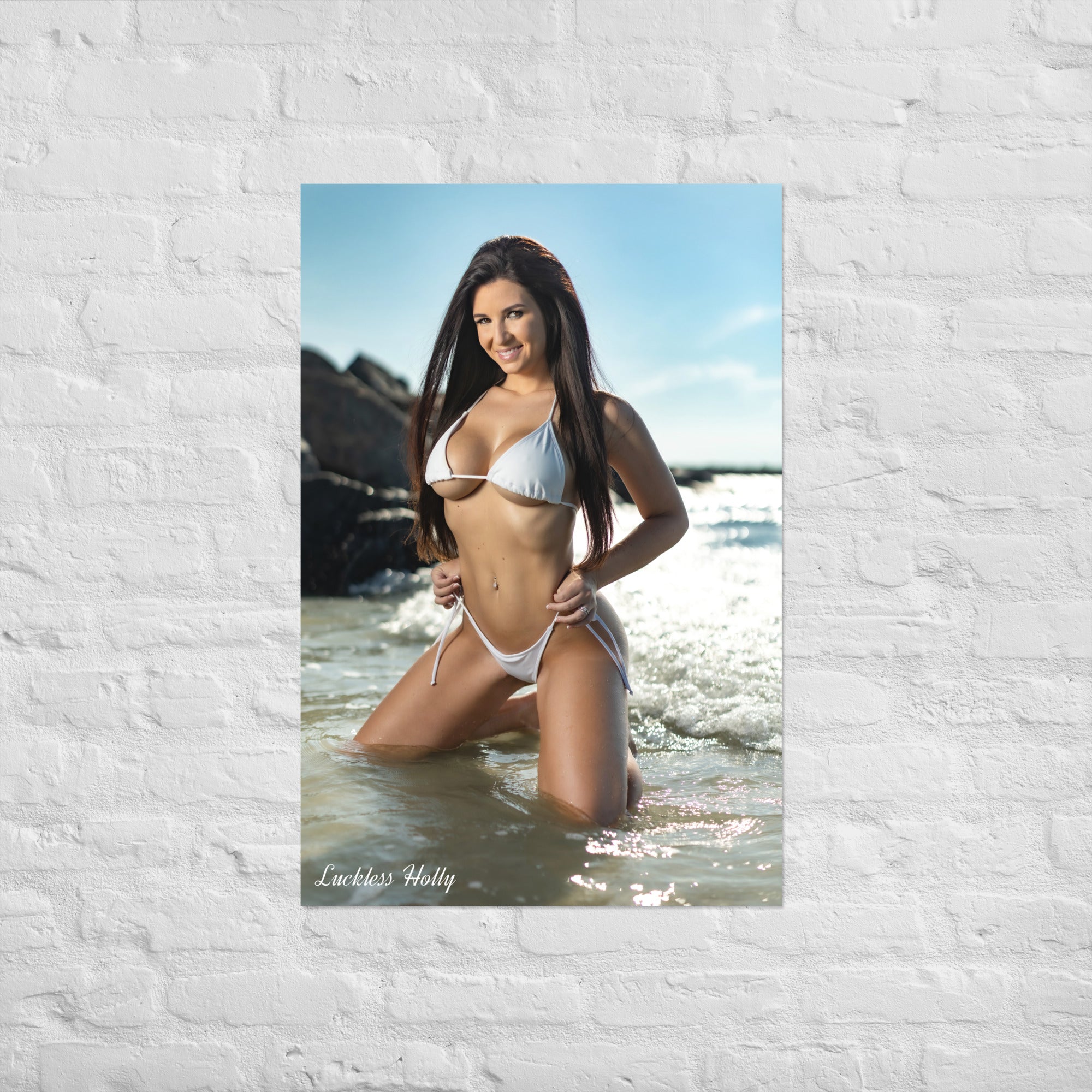 Luckless Holly Beach Poster – LucklessHolly